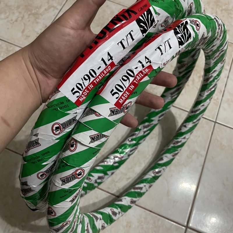 50/90-14 QUICK TIRE T/T (Low profile tire) Stance tire | Shopee Philippines