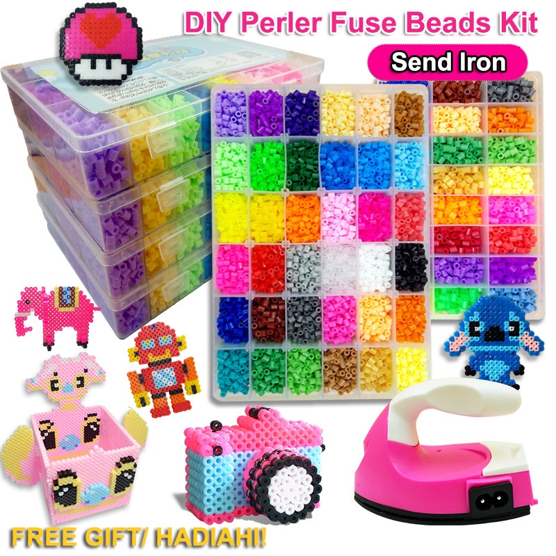 5500 Fuse Beads Kit with 24 Vibrant Colors, Iron Philippines