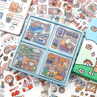 Kawaii Toploader Stickers, Hologram Deco Sticker Sheet, Strawberry Bunny  Stickers, Scrapbooking Sticker 