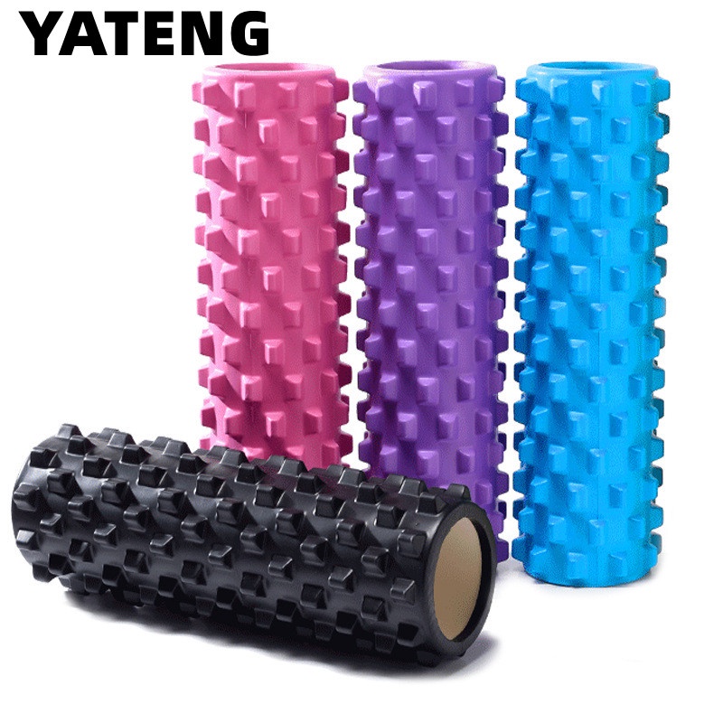 Original 24h Ship Foam Roller Muscle Relaxation Massage Roller Fitness Yoga Column Fascia Mace 1465