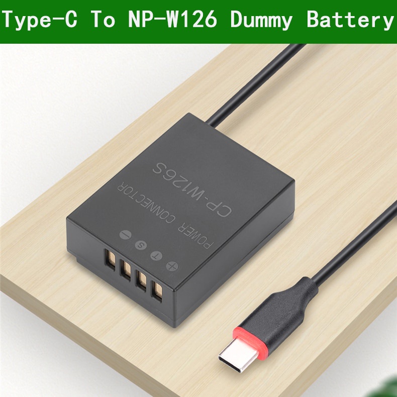 Kit Alimentation USB-C Pour Fujifilm NP-W126 - Chargeur PD Pour X-T4, X100V, X-Pro3 Et Plus