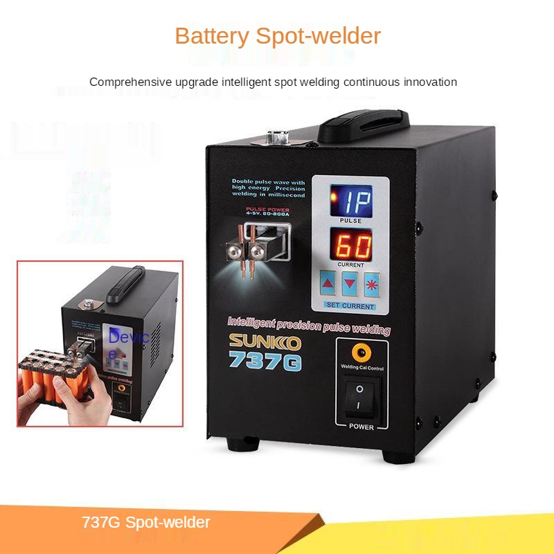 737G Lithium Battery Spot Welder Machine 1.5KW Led Light Spot Welding