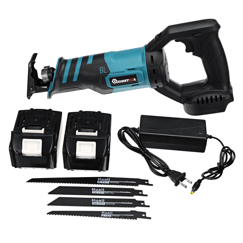 Drillpro 2400W Cordless Reciprocating Saw Brushless Electric Saw W ...