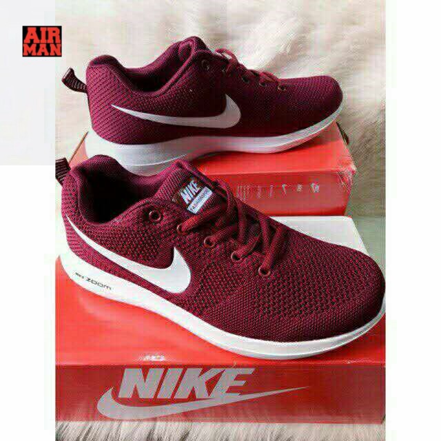 Nike zoom maroon sale