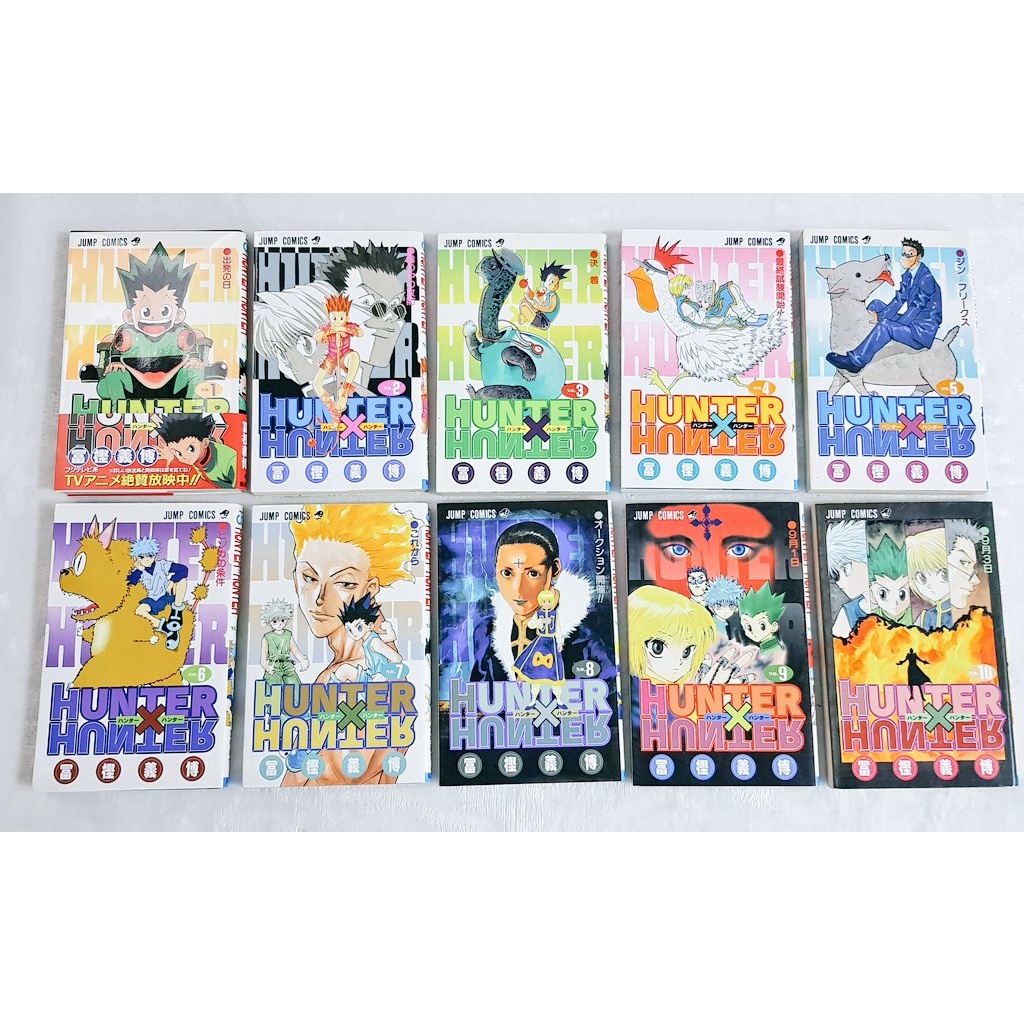 Hunter x Hunter Anime Pre-Loved Japanese Manga Comic Books Volumes 1-36  (RAW) | Shopee Philippines