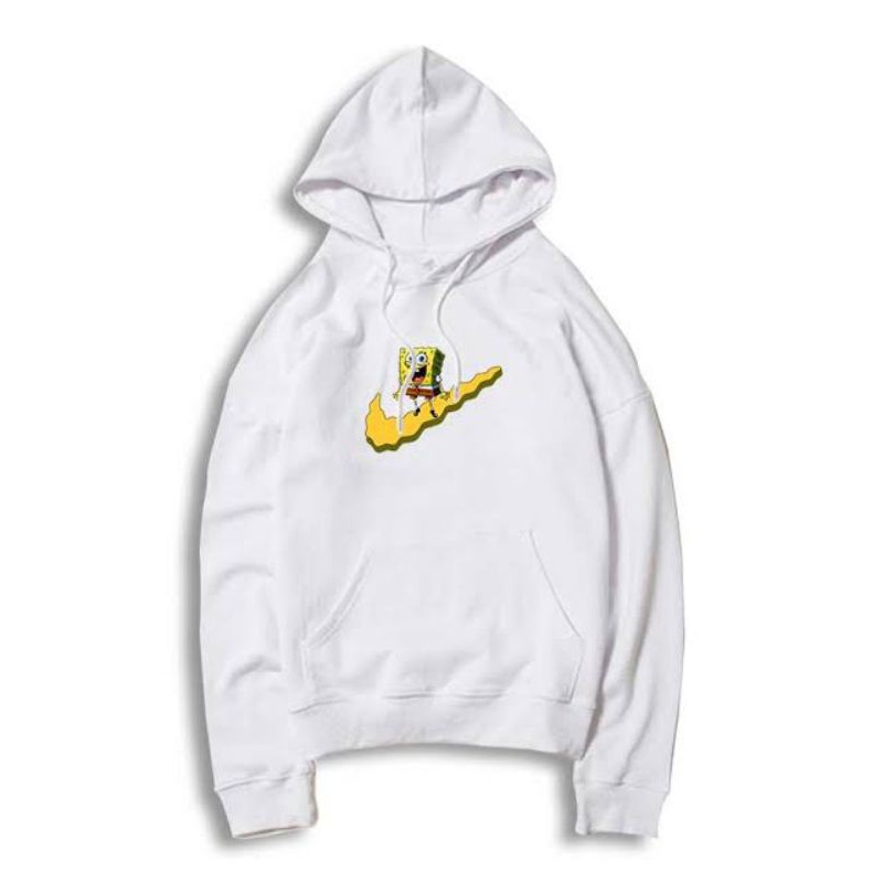 SPONGEBOB x NIKE COLLAB CUSTOMIZED PRINTED Hoodie Jacket w High