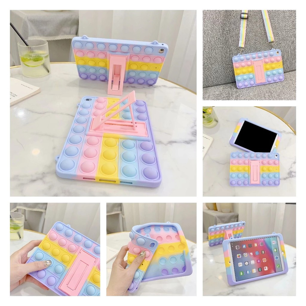 Pop It Push Bubble Silicone Tablet Case For Samsung Galaxy A7