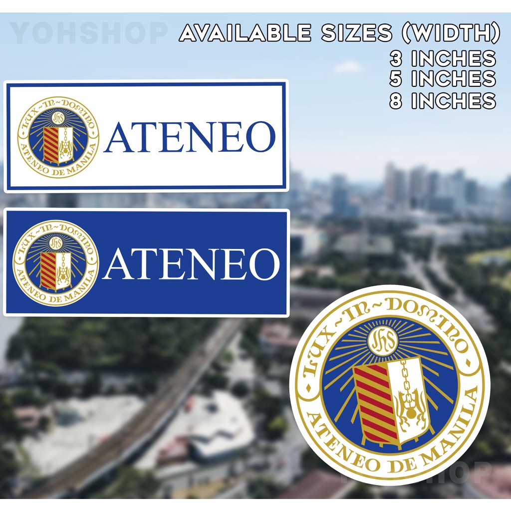 University Logos NCAA University Logo Sticker Ateneo De Manila
