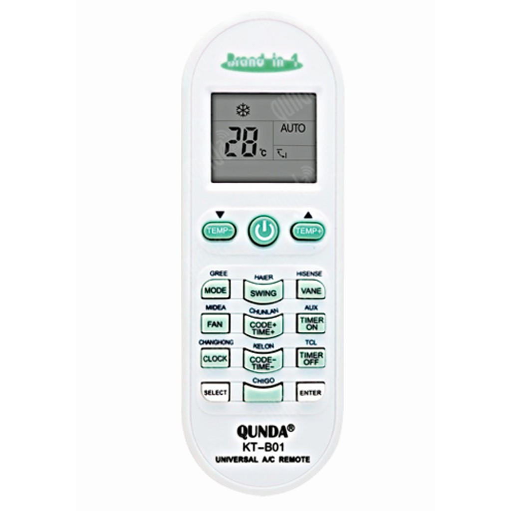 Qunda KT-B01 Universal Aircon Remote Control | Shopee Philippines