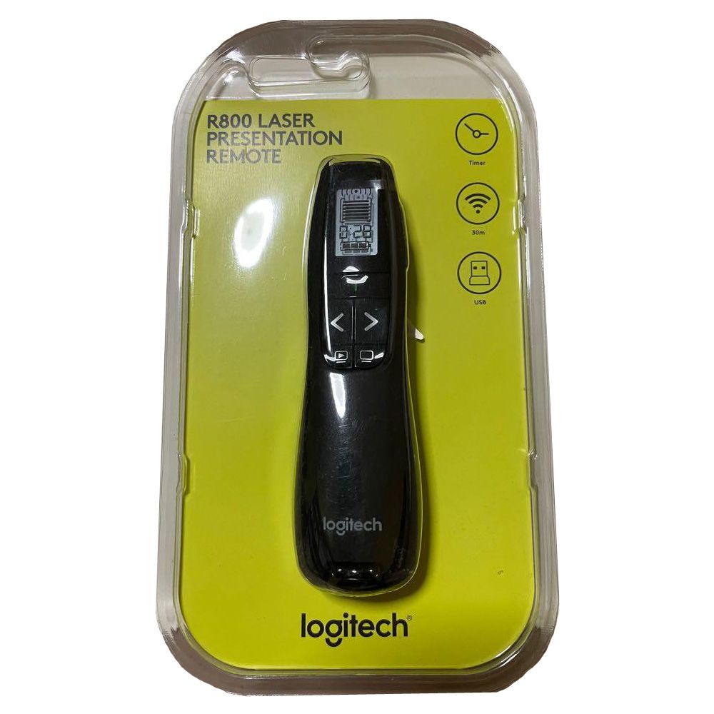 Logitech Professional Presenter R800 Laser Presentation Remote with LCD