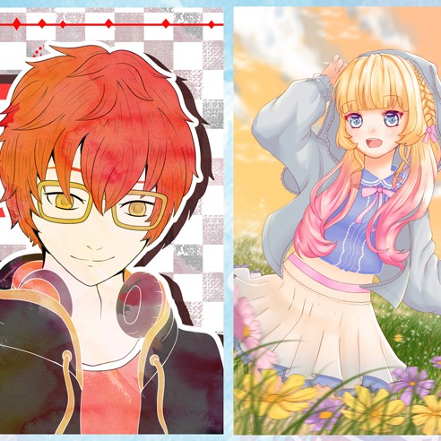 Digital Art Commission With Art Print Shopee Philippines