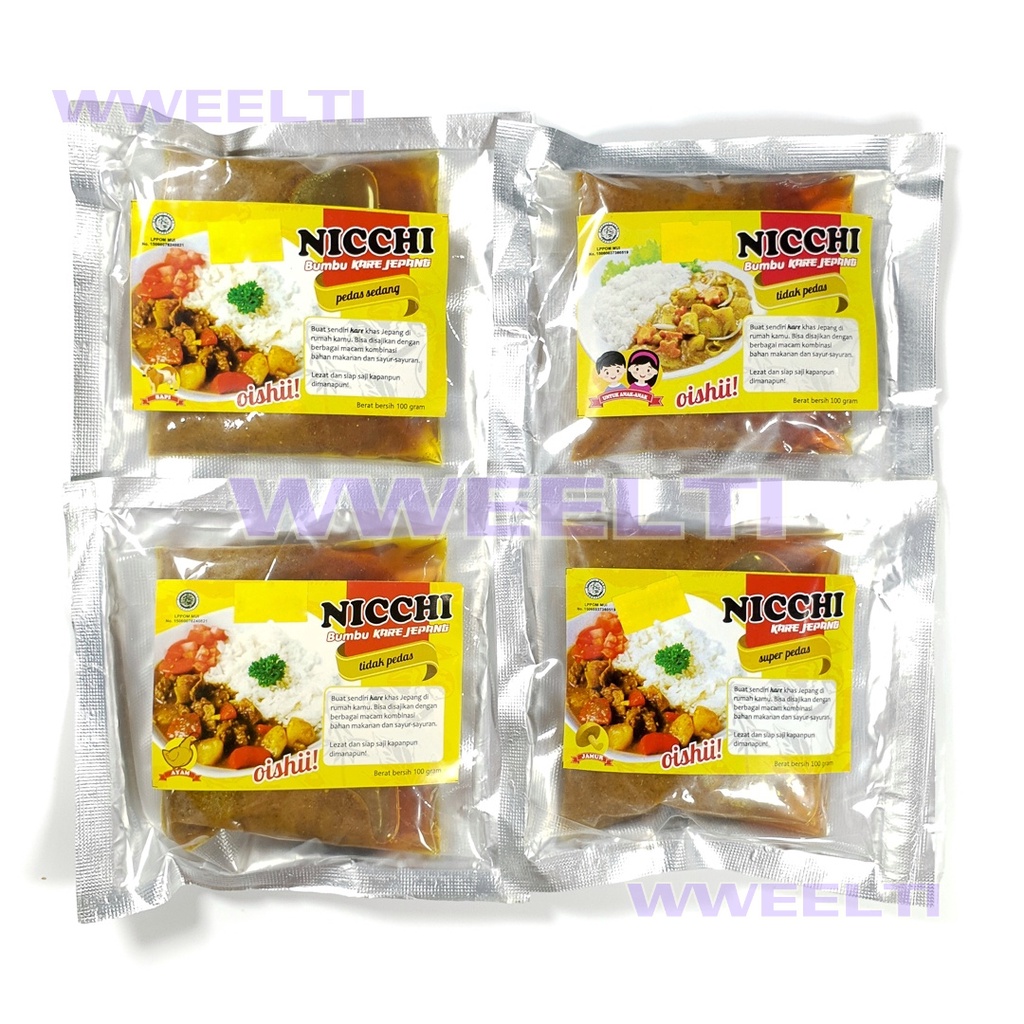 Nicchi Kare Japanese Curry Seasoning Chicken Beef Mushroom 100g ...