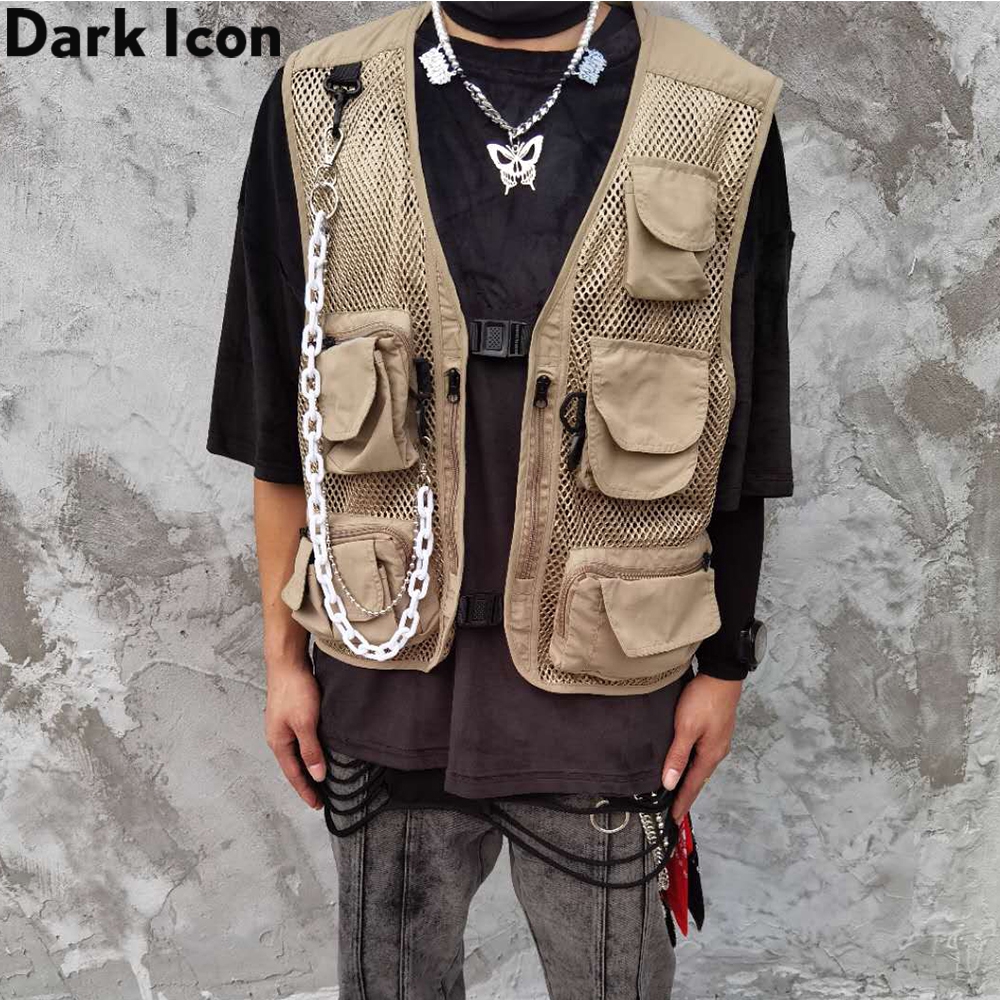 Cargo vest mens fashion deals