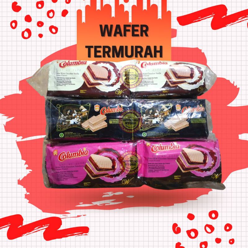 Wafer Columbia Snack Old School Rare 12gr | Shopee Philippines