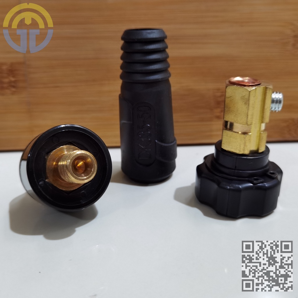 Standard Welding Cable Connector Plug and Socket Set Threaded DKJ 35-50 ...