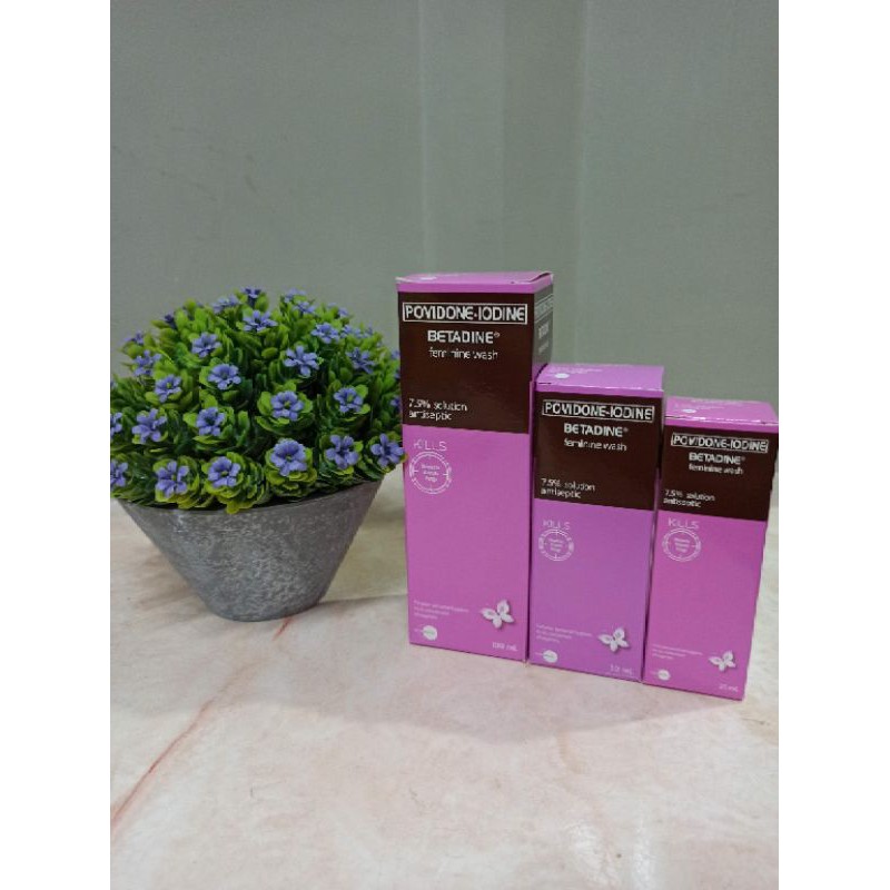 Betadine Feminine Wash 7.5% solution 25ml/50/100ml | Shopee