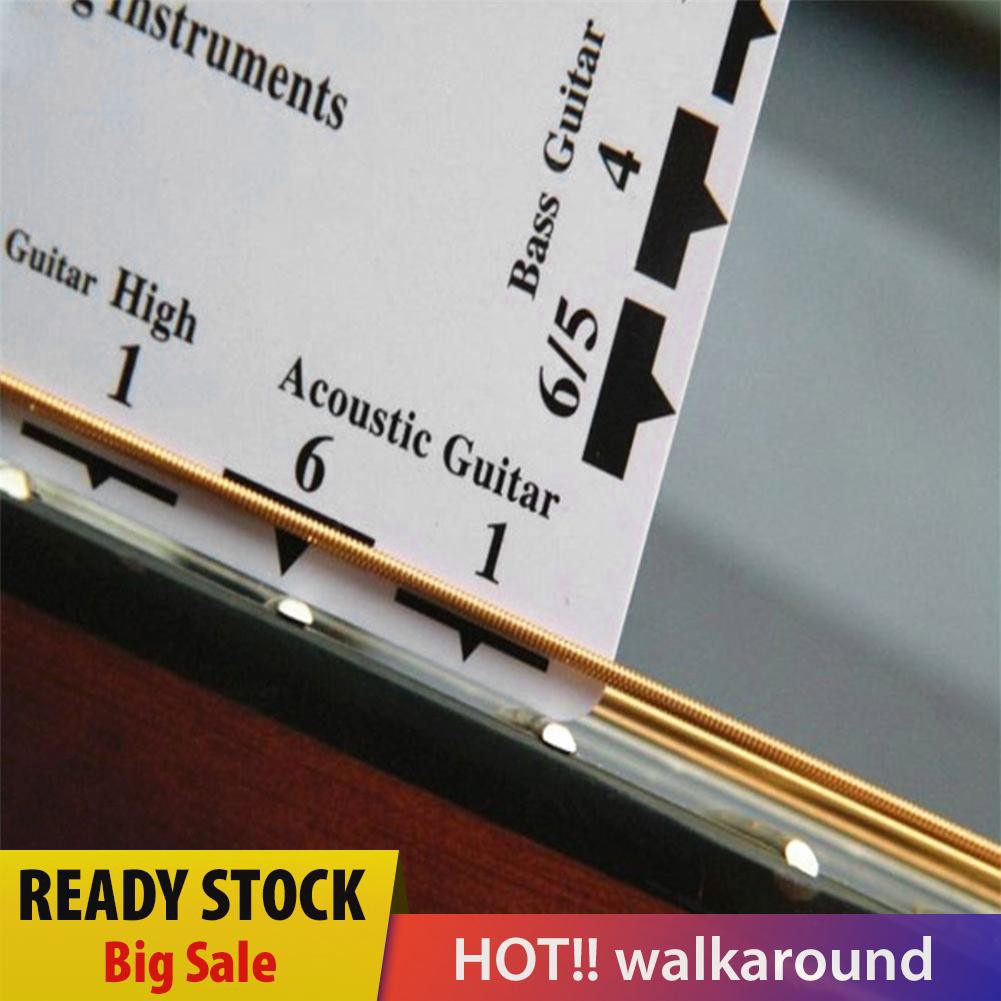WALK 2021 NEW Portable Fritz Ruler Guitar Bass String Action Gauge ...