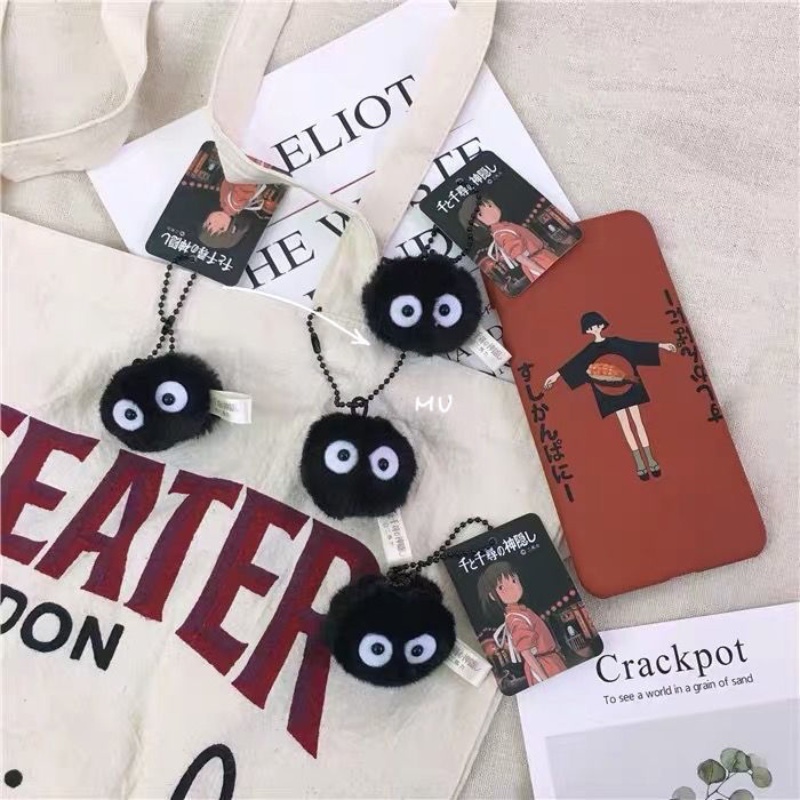 YoYo Keychain Cartoon Black Ball Fashion Elf Bag Accessories Ins Japan ...