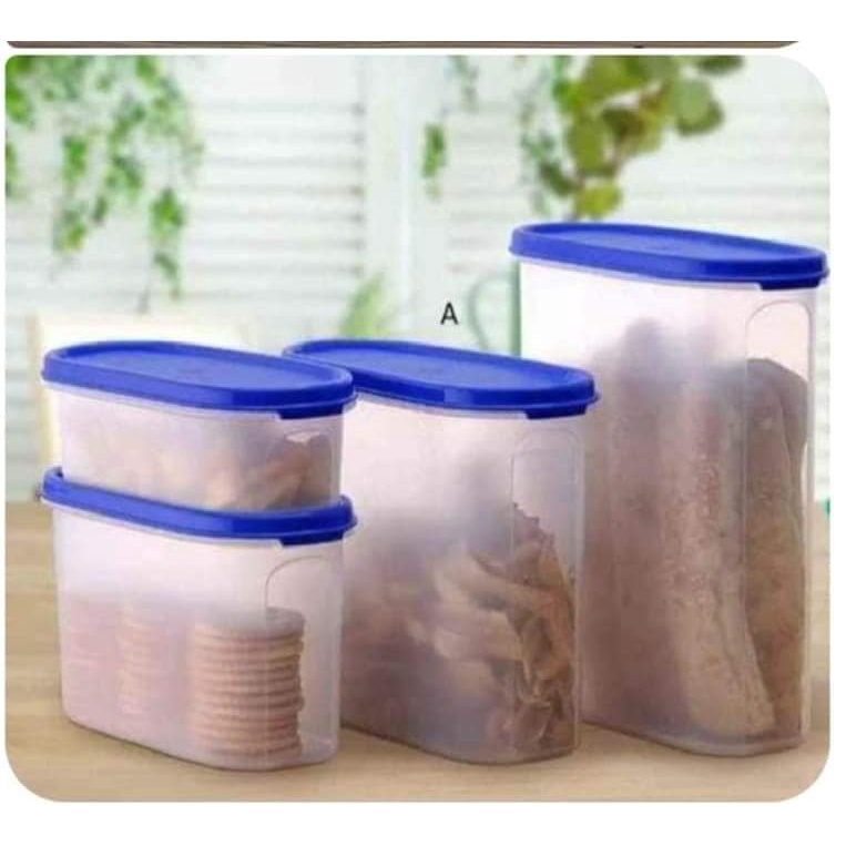 Tupperware 4-pc Space Saver Oval Set | Shopee Philippines