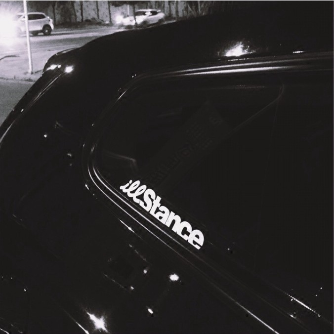 P-a208.illest Triangle Window Sticker stance Random Sticker hellaflush ...