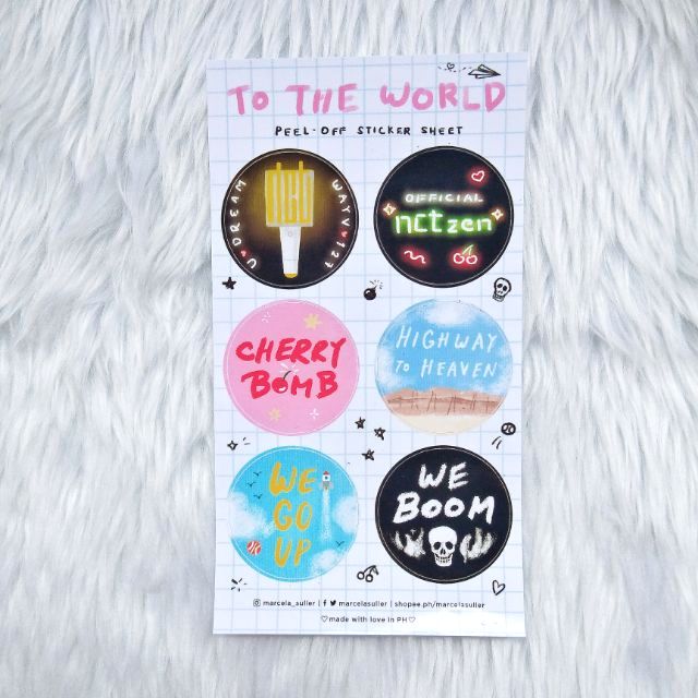 NCT 127 / NCT Dream Sticker Sheet (SALE) | Shopee Philippines