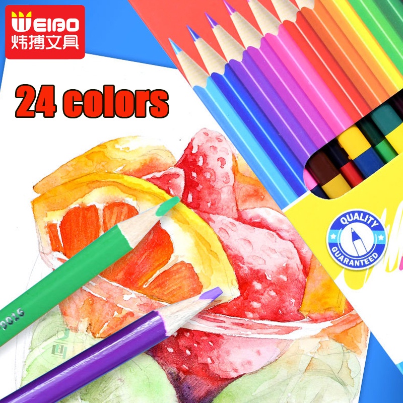 WEIBO Colored Pencils, Premium Soft Core 24 Unique Colors No Duplicates  Color Pencil Set for Adult a…See more WEIBO Colored Pencils, Premium Soft  Core