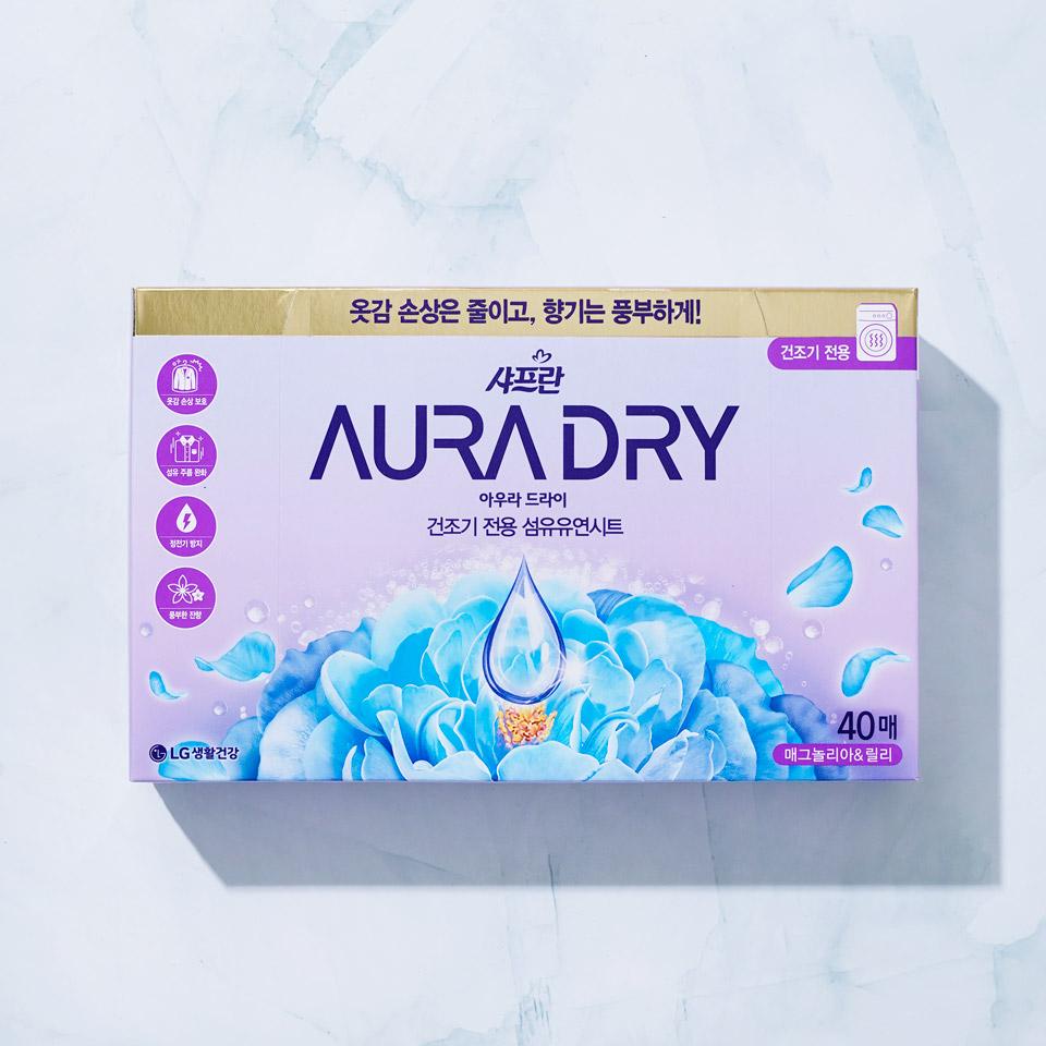 LG Saffron Aura Dry Sheets For Dryer 40 Sheets /Fabric Softener /aura