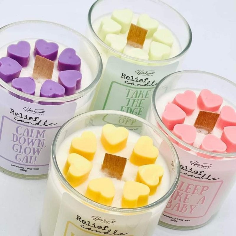 HOME & SCENTS Relief Scented Candles 200g (ONHAND) | Shopee Philippines
