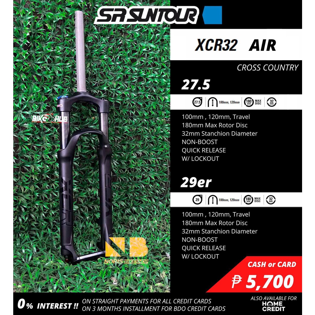 Suntour xcr 32 air 100mm hot sale