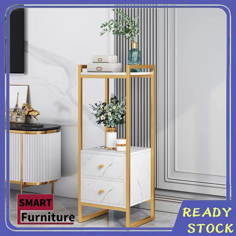 COD Coffee Table Sofa side cabinet with drawer bedroom small apartment ...