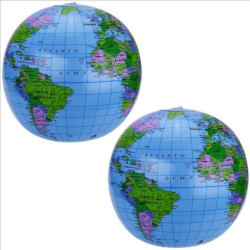 Jc Acc world Ball balloon Ball, world map Ball Toy, world map balloon ...