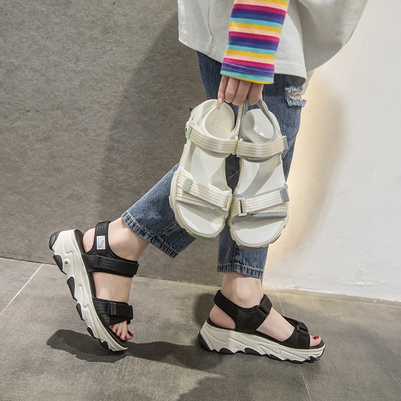 Platform muffin sandals shop