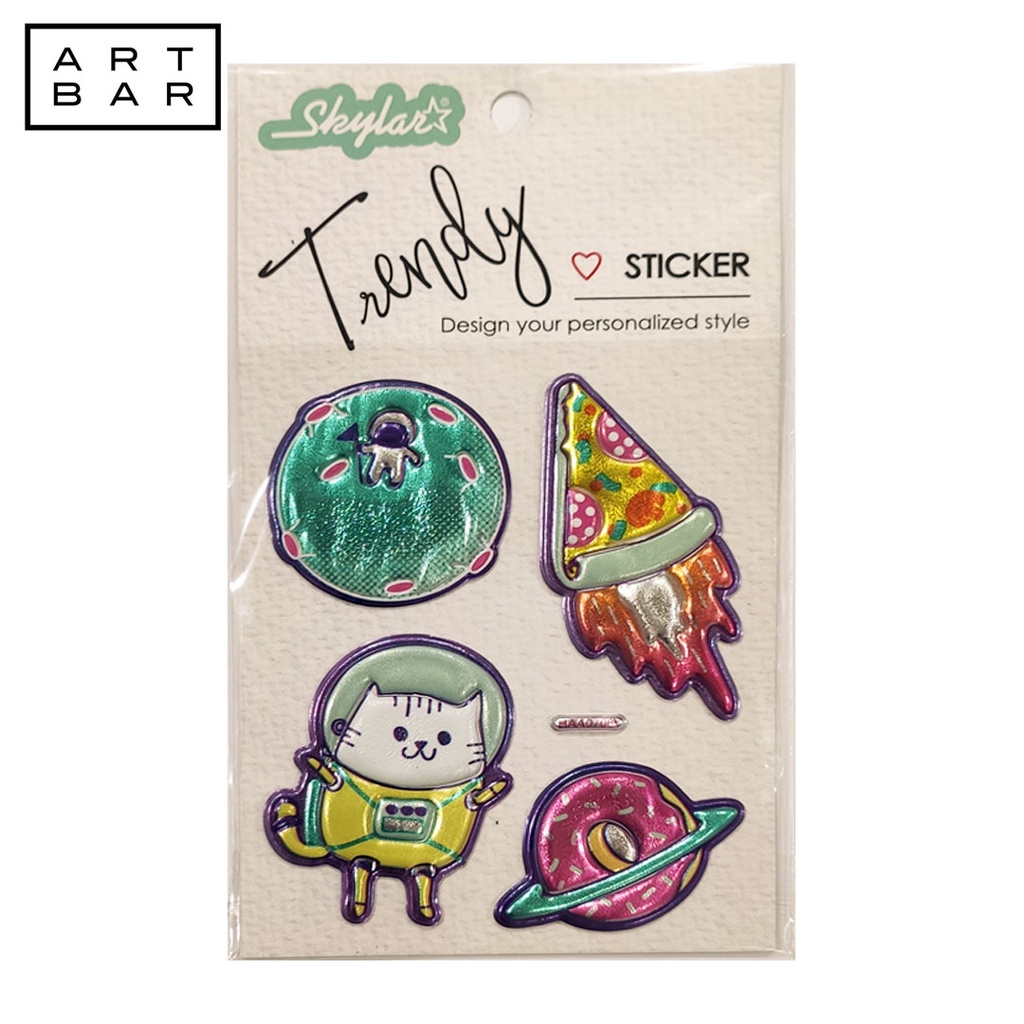 Skylar Sticker PS002 Astrocat - Art Bar PH | Shopee Philippines