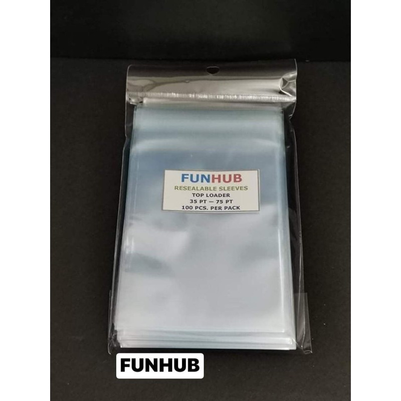 FUNHUB Ultra Clear Perfect Fit Resealable for TOPLOADER,ONE-TOUH ...