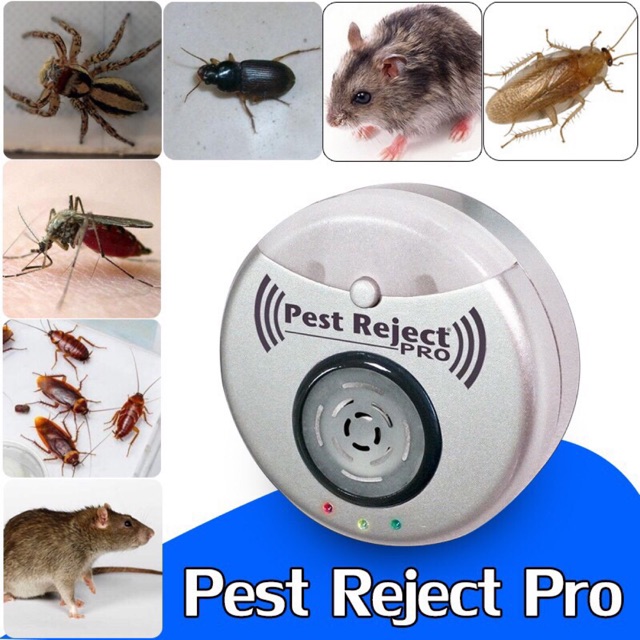 TV175 Pest Reject Pro Ultrasonic Repeller Home Bed Bug Mites Roaches ...