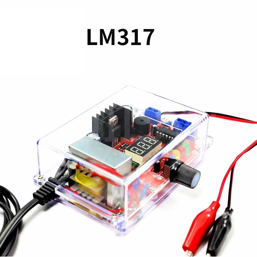 LM317 Adjustable Power Supply DIY Electronic Kit Regulated Voltage PCB