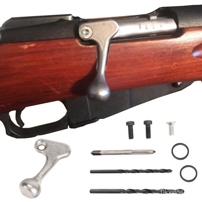 KE8O Tactical Stainless Steel Mosin Nagant Bolt Handle Parts Set Bent