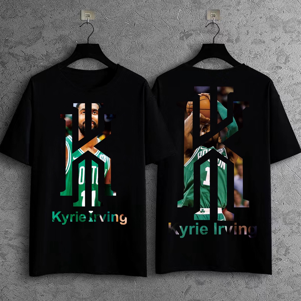 NBA Shirt Kyrie Irving Logo Design Printed Plain Tees Bootleg Vintage T shirt for men clothing S 3XL