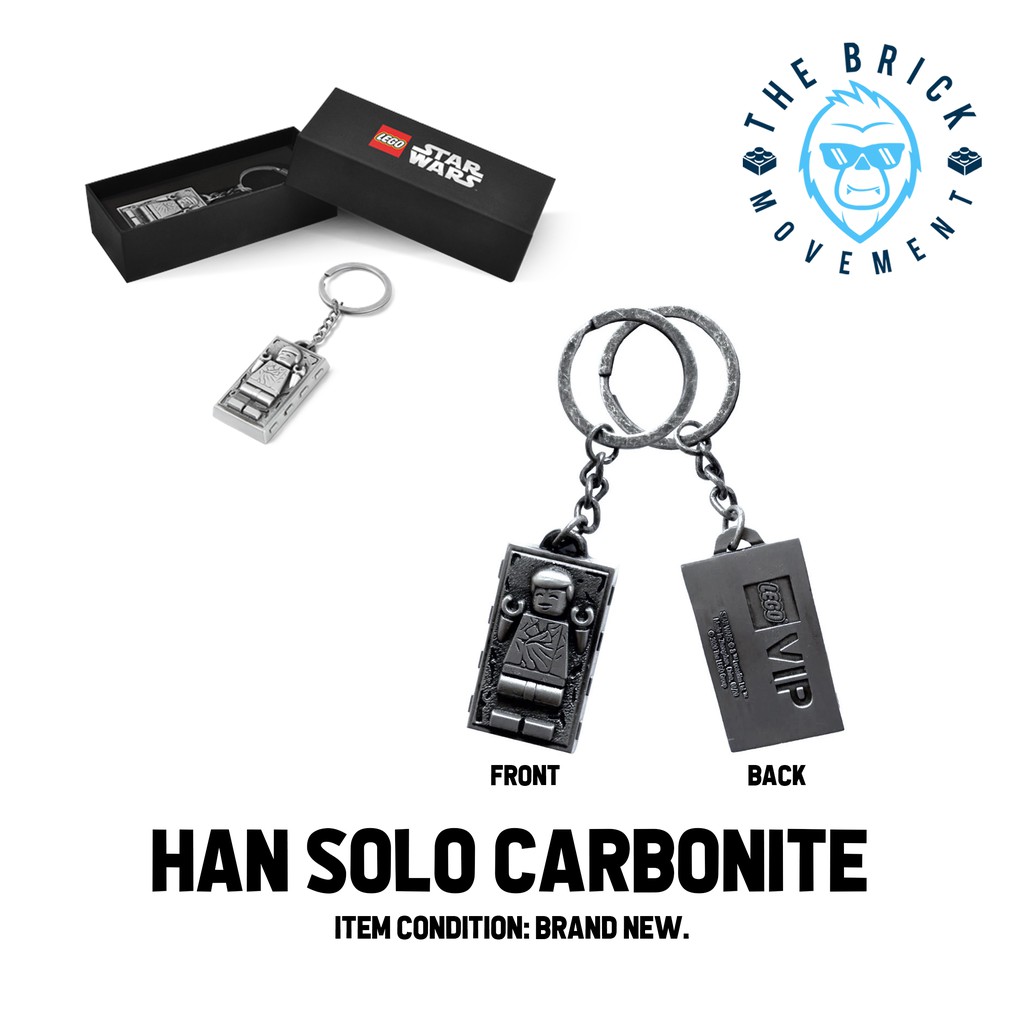 Lego han solo online carbonite keychain