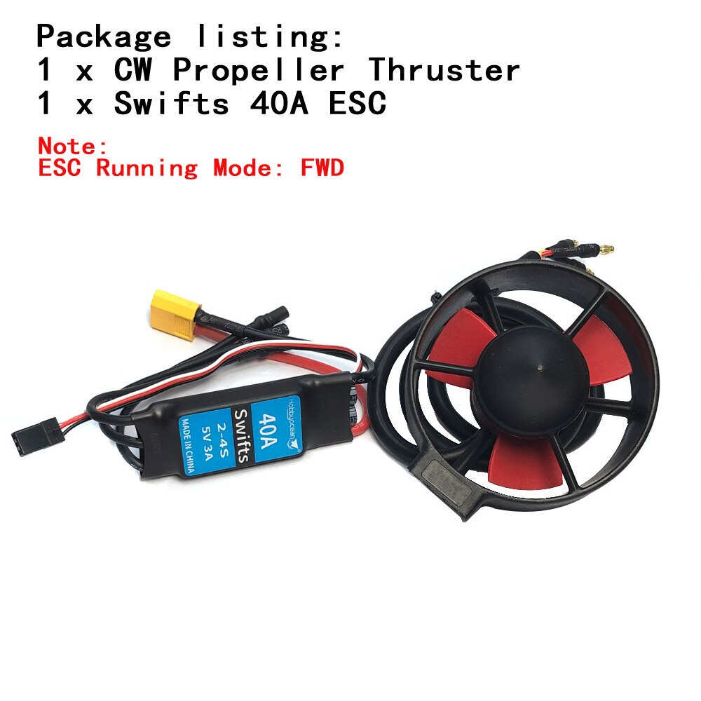 Propulsore subacqueo, 40 A ESC, motori elettrici per barche