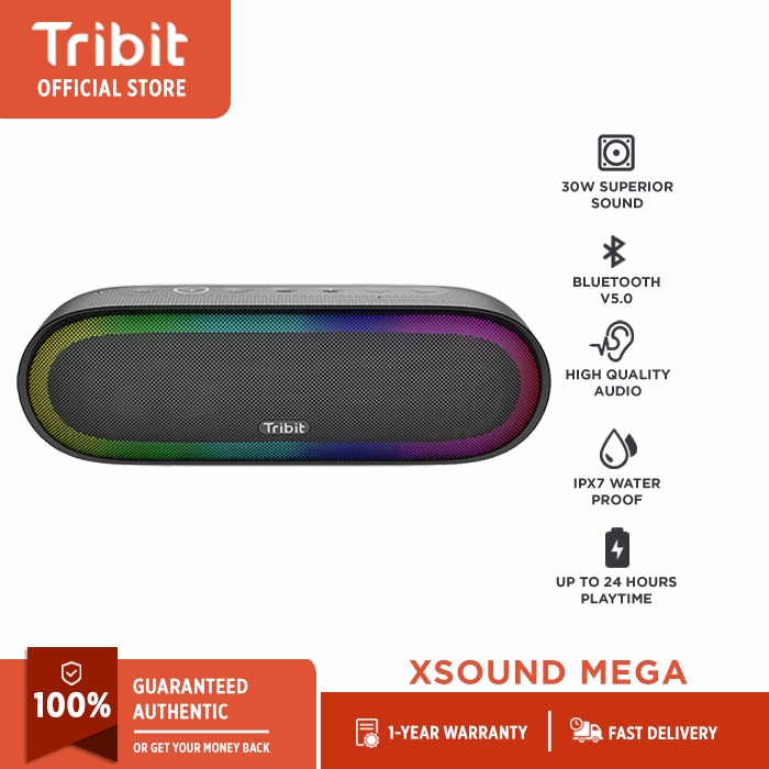 Tribit XSound Mega Portable Wireless Speaker, 30W, Bluetooth Speaker 5. ...