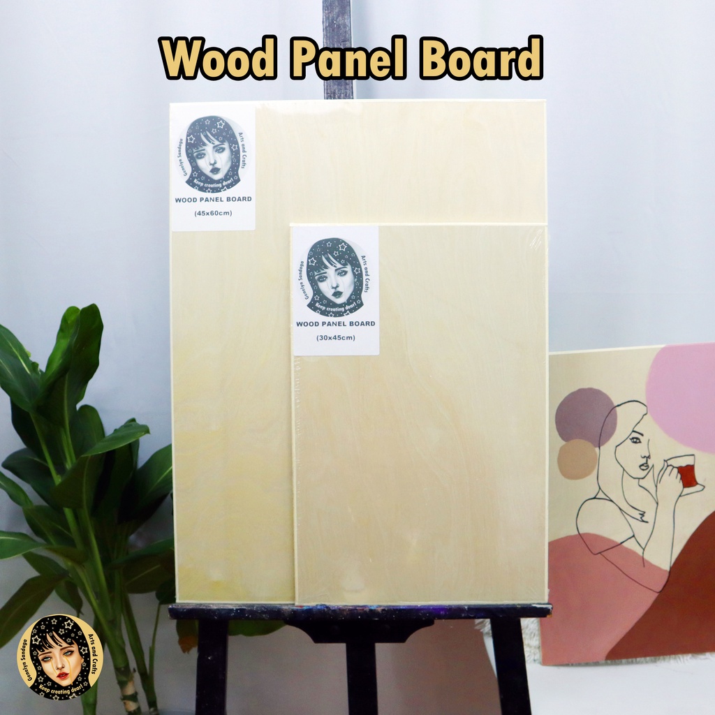 (ORIGINAL) Wood Panel Board for Painting and Drawing by Genelyn Sandaga ...