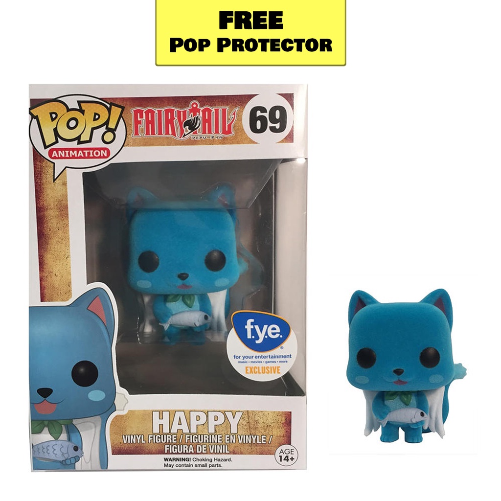 Happy Flocked Fairy Tail Fye Exclusive Funko Pop | Shopee Philippines