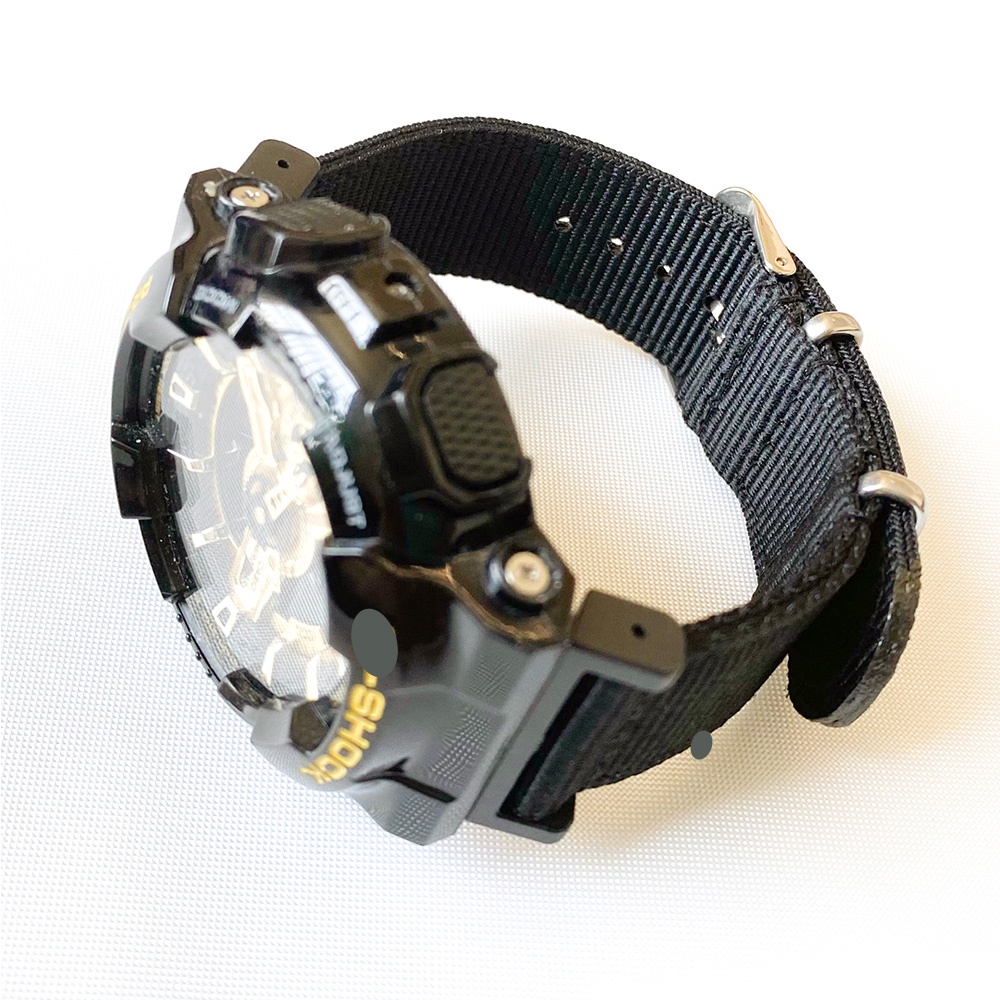CINTURINO INF Cinturino Casio G-Shock: Cinturino In Nylon Per Dw 5600 Ga 110 Nero 156861026