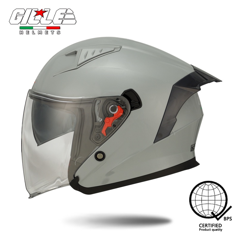 GILLE 172 Gvr V1 Helmet for motorcycle Half Face Double Visor Shopee