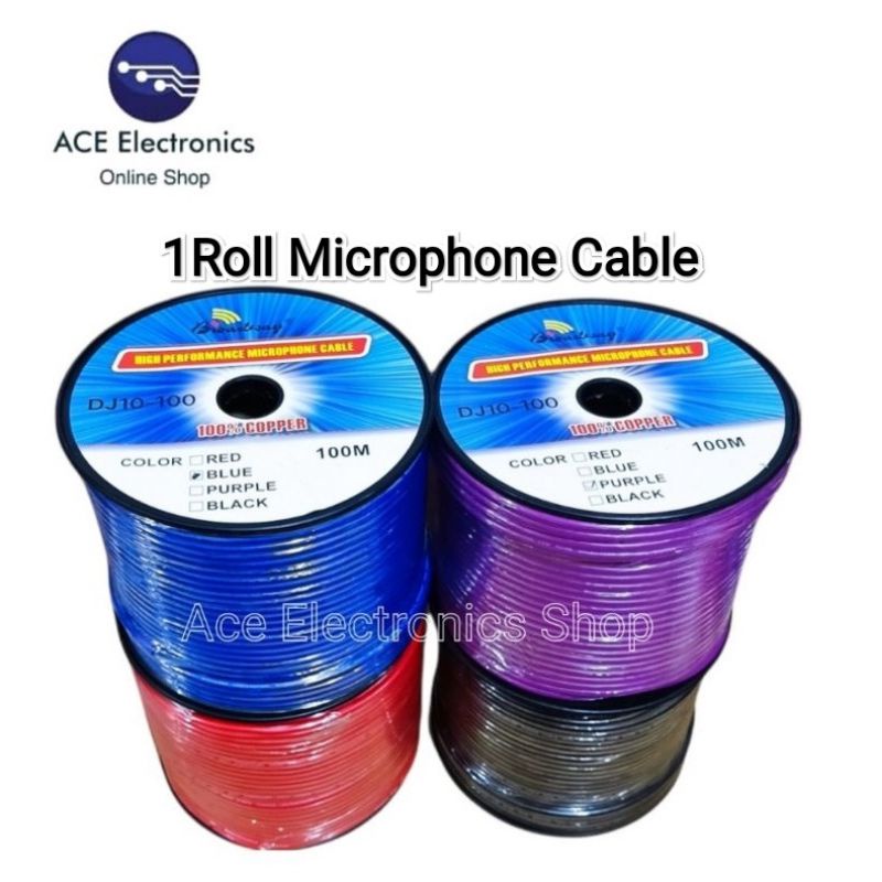 MICROPHONE CABLE STEREO BROADWAY HEAVY DUTY 100 COPPER (1 ROLL