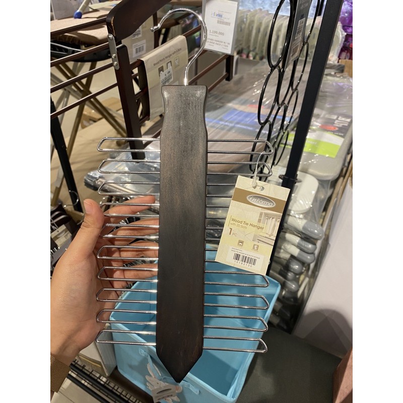 Informa WOOD TIE HANGER (REVIS TIE HANGER) | Shopee Philippines