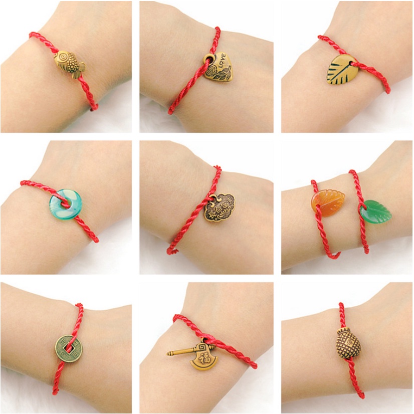 GOOD LUCK Random Delivery Lucky Bracelet Red String Represents Good Luck and Blessing Shopee Philippines