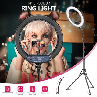 Neewer 14-inch Outer Dimmable Bi-Color LED Ring Light 30W 3200k