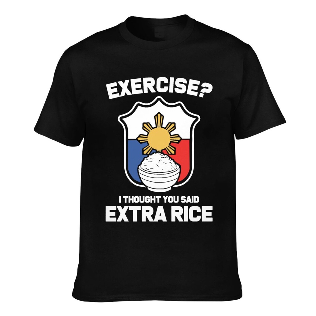 Philippine Filipino Philippines Pinoy Flag Exercise Extra Rice Men's ...